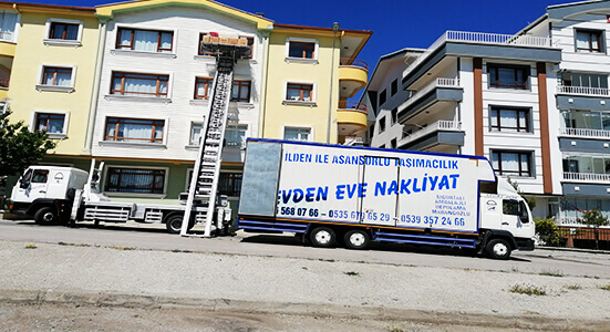 Evden Eve Nakliyat Asansörlü
